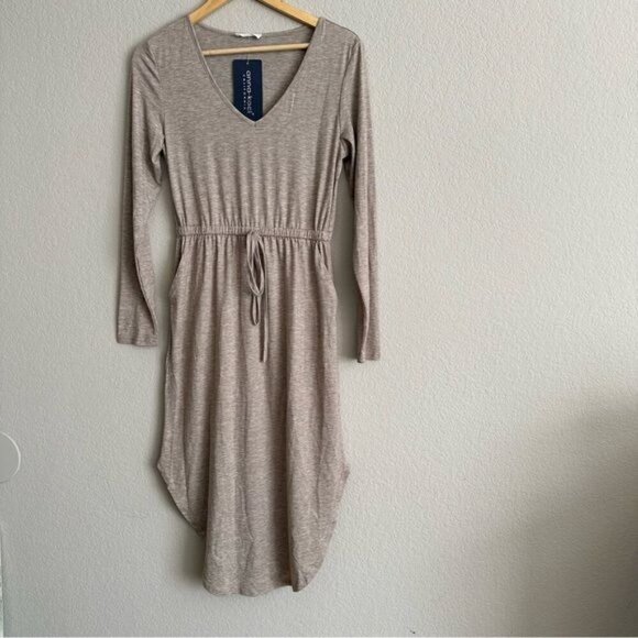 Anna Kaci ANALIA MINI DRESS Tan Size Small - Picture 3 of 14